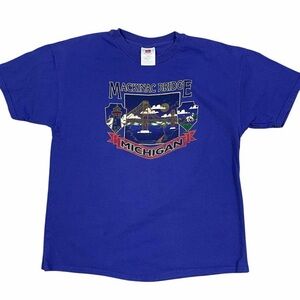 Y2K Mackinac Bridge Michigan T-shirt